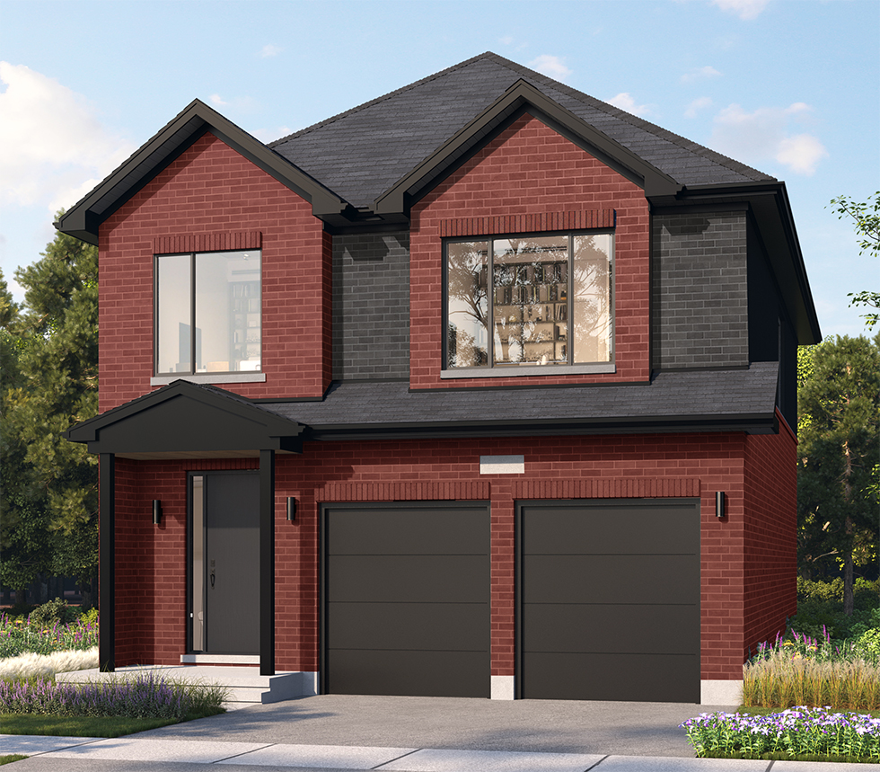 The Attersley Phase 1 Single Detached Home Model 1: The Dunlop, a 4-bedroom detached home on a 37’ lot, is named after the notable Whitby Dunlops hockey team where Robert Attersley began his sports career