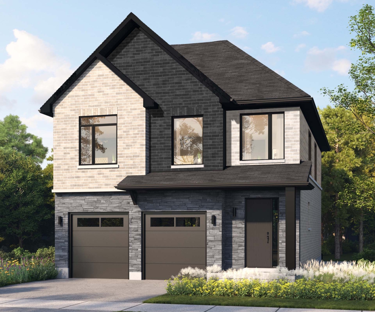 The Attersley Phase 1 Single Detached Home Model 2B: The Champion, a 5-bedroom detached home on a 37’ lot, is named after the many hockey championships Attersley won throughout his career.
